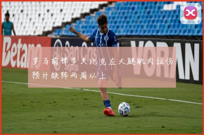 罗马前锋多夫比克左大腿肌肉拉伤预计缺阵两周以上